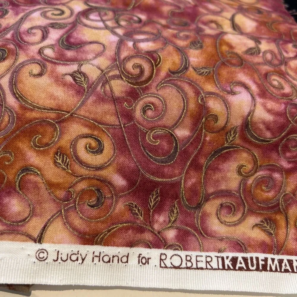Batik Sunset Colors Fabric Lot Quilting Crafts Sewing Art Project Cotton 4 Pc